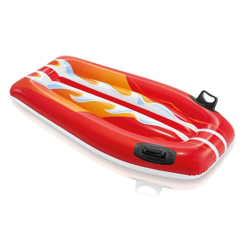 Tabla hinchable roja para natación 112 x 62 cm INTEX 58165, perfecta para el verano