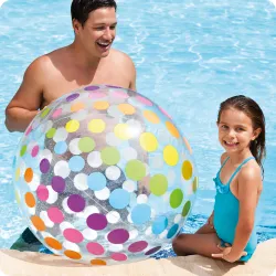 Pelota hinchable de playa 107 cm, perfecta para jugar en el jardín