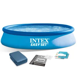 Piscina hinchable de jardín 305 x 76 cm conjunto 2-en-1 INTEX 28120