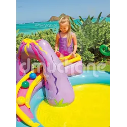 Centro de juegos hinchable dinosaurios, adecuado para niños de todas las edades