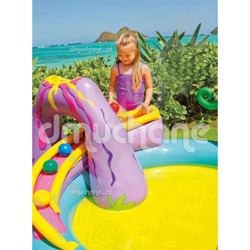 Centro de juegos hinchable dinosaurios, adecuado para niños de todas las edades