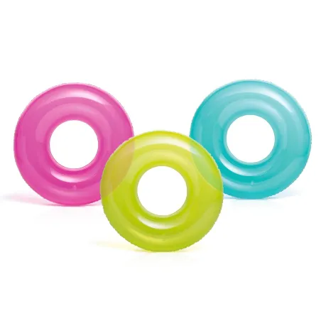 Aro de natación rosa para niños de 76 cm hecho de PVC resistente
