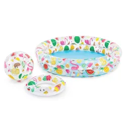Piscina Hinchable Anillo y Balón Set 122 x 25 cm INTEX 59460