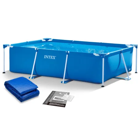 Piscina de jardín 300 x 200 x 75 cm conjunto 2en1 para uso exterior