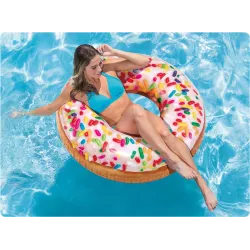 Flotador Donut 99 cm, perfecto para diversión en el jardín y la piscina