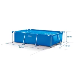 Piscina de jardín ideal para niños 260 x 160 x 65 cm INTEX 28271