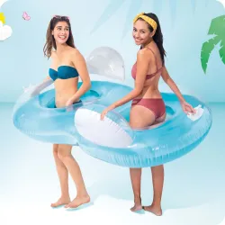 Sillón hinchable resistente, ideal para uso al aire libre y en el agua