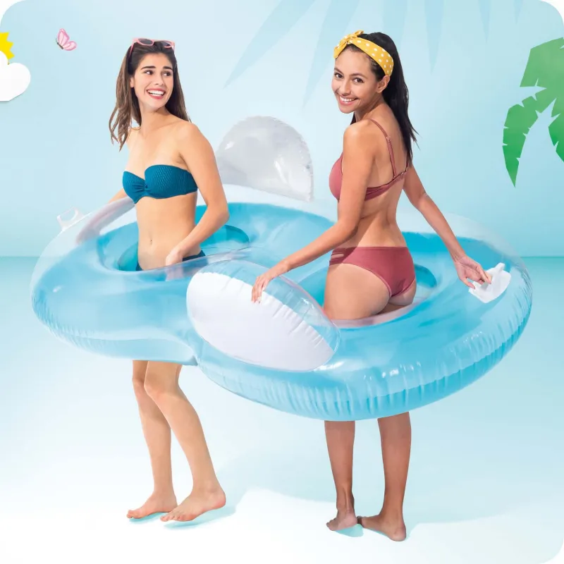 Sillón hinchable resistente, ideal para uso al aire libre y en el agua
