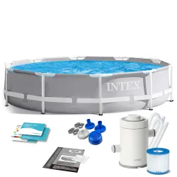 Piscina con Marco 305 x 76 cm Set 3en1 INTEX 26702