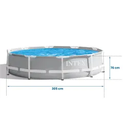 Piscina de jardín 366 x 76 cm perfecta para relajarse INTEX 26710