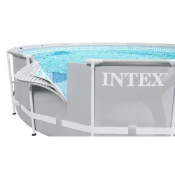 Piscina de jardín 366 cm hecha de materiales resistentes a la intemperie