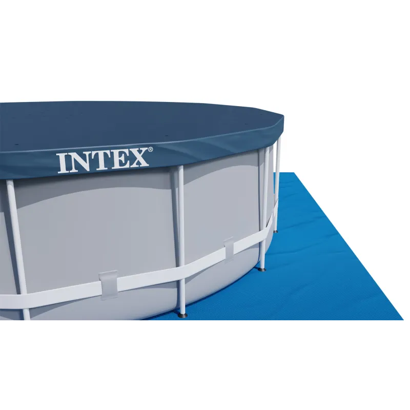 Piscina de jardín 549 x 122 cm con estructura metálica resistente