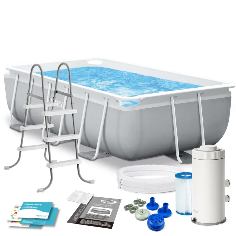 INTEX 26784 Piscina Desmontable 300 x 175 x 80 cm Set 10en1