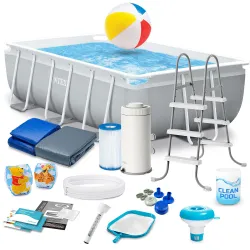 INTEX 26784 Piscina Desmontable 300 x 175 x 80 cm Set 18en1