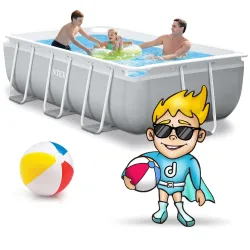 Piscina Desmontable 300 x 175 x 80 cm de PVC INTEX 26784