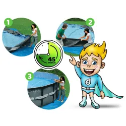 Piscina con estructura INTEX 26326, ideal para niños y adultos