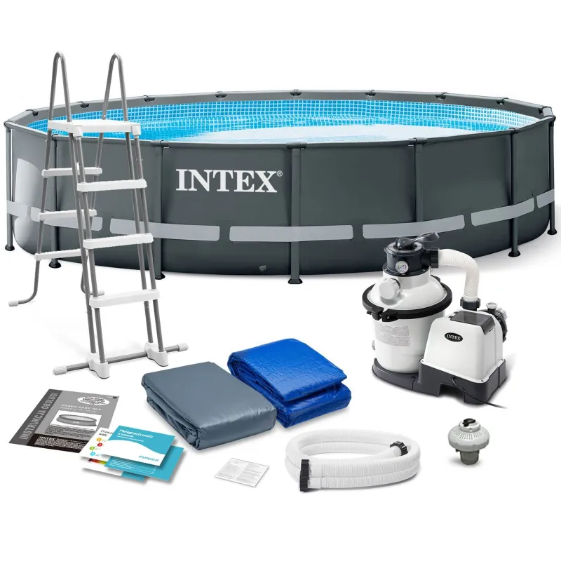 Piscina de jardín 732 x 132 cm 11en1, perfecta para disfrutar al aire libre