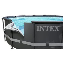 Piscina de jardín 732 x 132 cm, hecha de material resistente