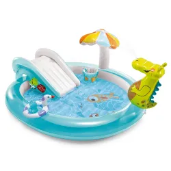 Parque infantil hinchable cocodrilo 201 x 170 x 84 cm INTEX 57165