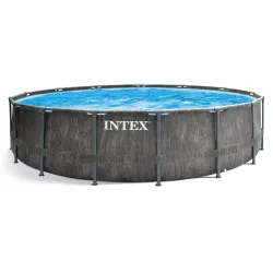 Piscina de jardín 457 x 122 cm fabricada con materiales duraderos INTEX 26742
