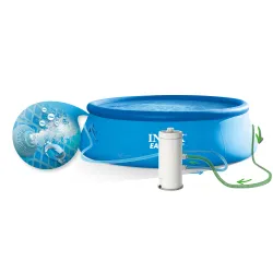 Piscina hinchable ideal para niños, proporcionando alegría y diversión en el jardín
