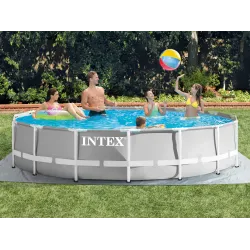 Piscina de jardín 457 x 107 cm, diseño elegante para exteriores