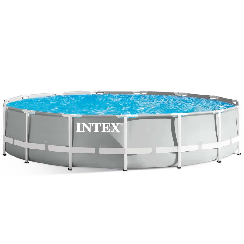 Piscina con estructura 457 x 107 cm perfecta para relajarse en el jardín
