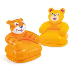 Sillón inflable infantil Animales Felices 65 x 64 cm INTEX 68556 oso