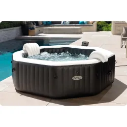 Spa hinchable con hidromasaje, material duradero, para una relajación cómoda