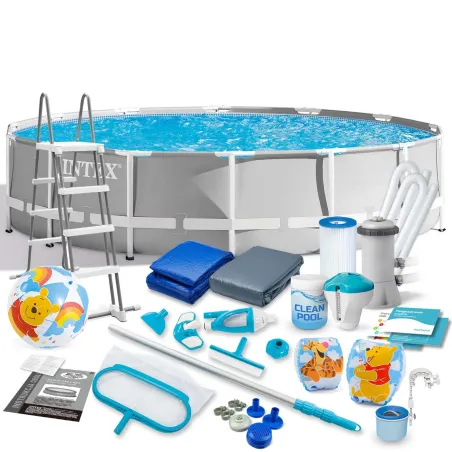 Piscina de jardín 457 x 122 cm, perfecta para disfrutar al aire libre, INTEX 26726