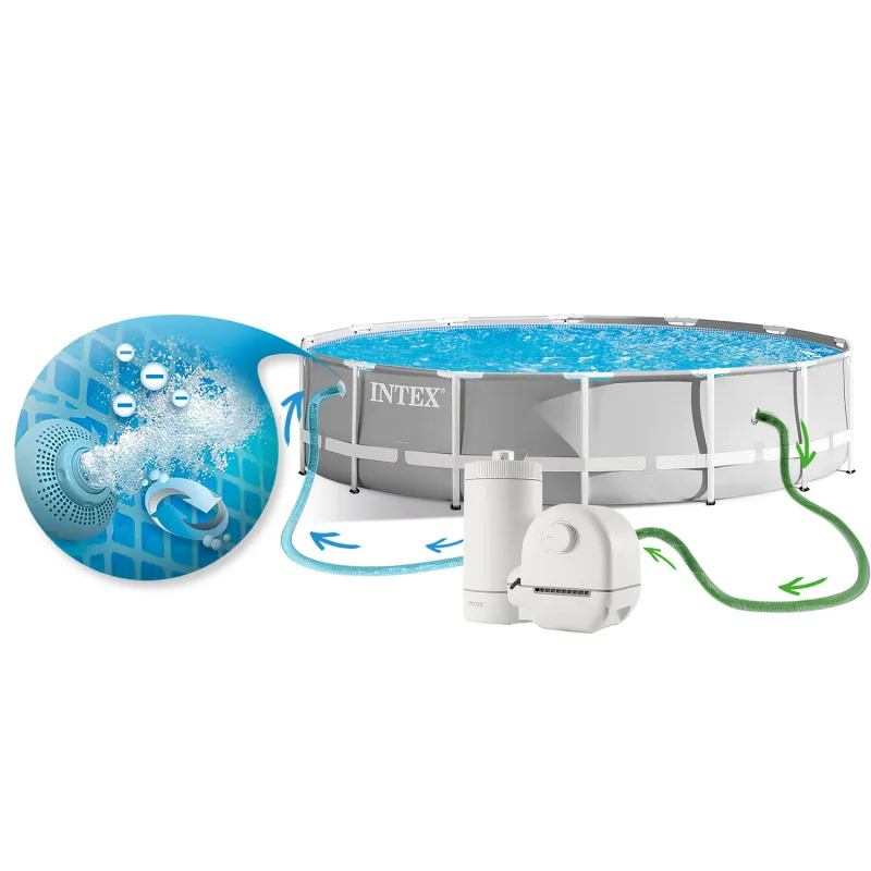 Piscina de jardín marco 549 x 122 cm set 21en1 INTEX 26732 ideal para el jardín