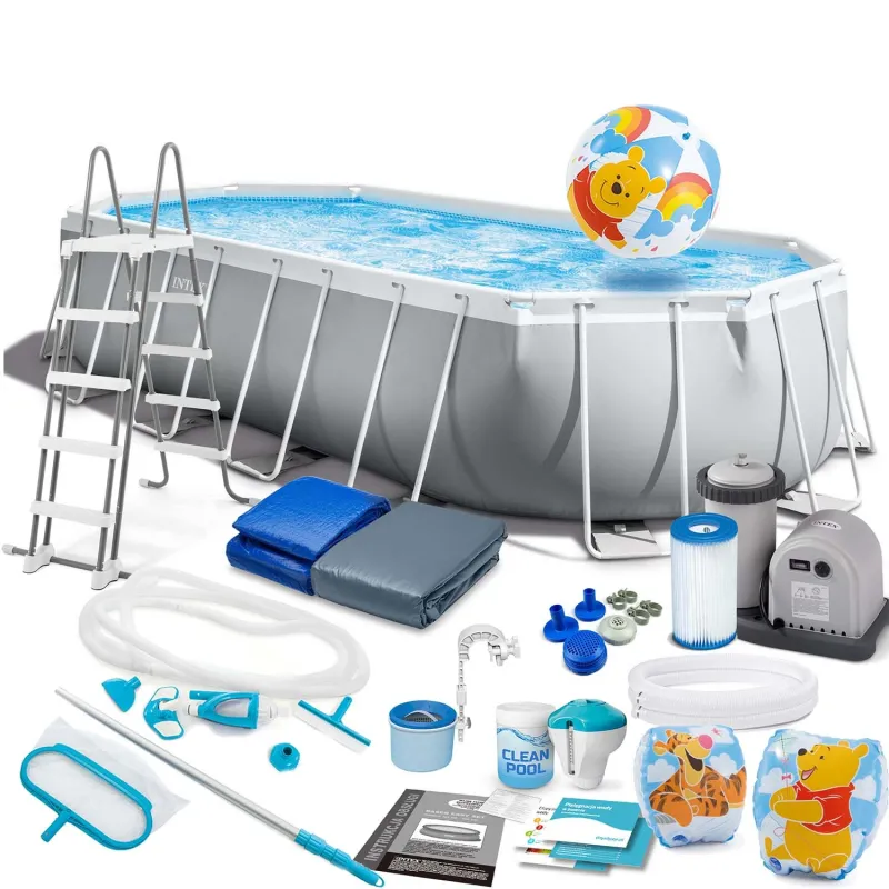 Piscina desmontable 610 x 305 x 122 cm, set 21en1 INTEX 26798 para el jardín