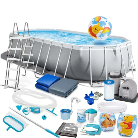 Piscina desmontable 610 x 305 x 122 cm, set 21en1 INTEX 26798 para el jardín