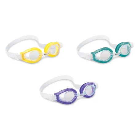Gafas de Natación para Niños Intex 55602 amarillas, accesorio cómodo y duradero para snorkel
