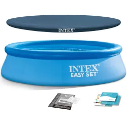 Piscina hinchable de jardín 244 x 61 cm 6en1 INTEX 28106