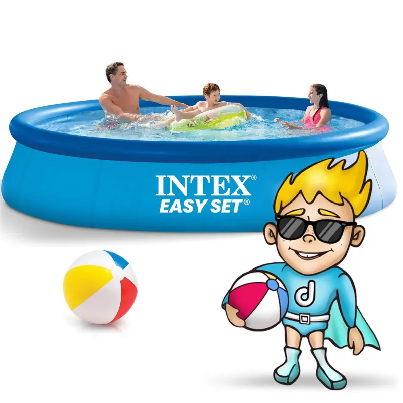 Piscina hinchable de jardín azul 305 x 61 cm, ideal para uso al aire libre