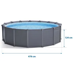 Piscina perfecta para la diversión en el jardín para niños y adultos