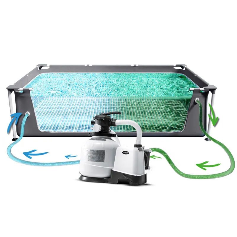 Piscina de jardín adecuada para toda la familia 975 x 488 x 132 cm