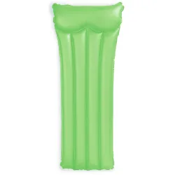 Colchón de natación verde, cómodo y duradero, perfecto para la diversión acuática