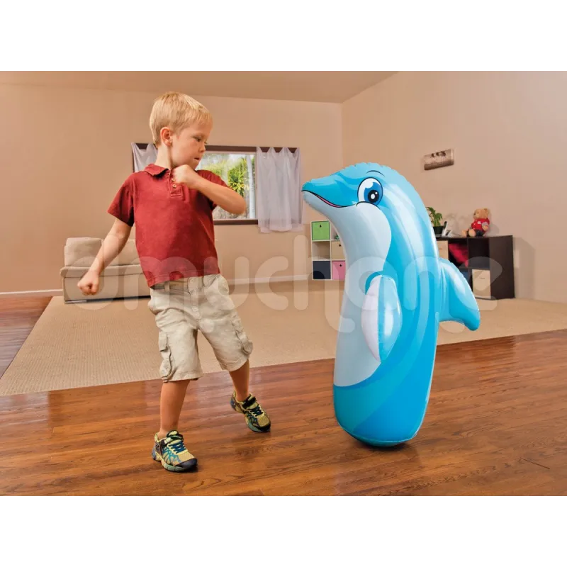 Delfín Hinchable Balancín INTEX 44669, ideal para diversión en la piscina o en la playa