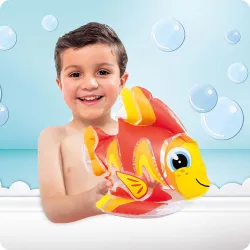 Juguete de baño colorido en forma de pez, ideal para la bañera o la piscina