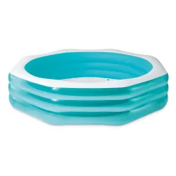 Piscina Hinchable Octagonal 254 x 254 x 56 cm Intex 58492