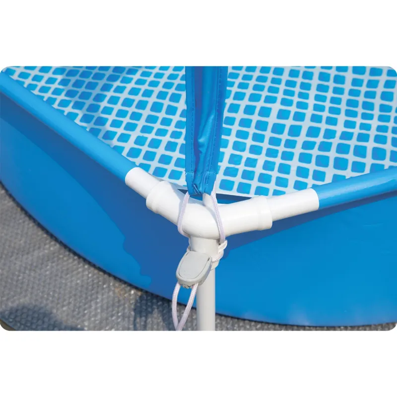 Piscina para niños con toldo, ideal para jugar en el jardín