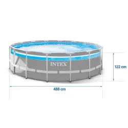Piscina de jardín ideal 488 x 122 cm para tu espacio exterior