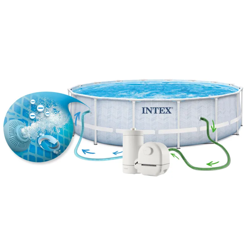Piscina de jardín 488 x 122 cm, ideal para relajarse en días calurosos