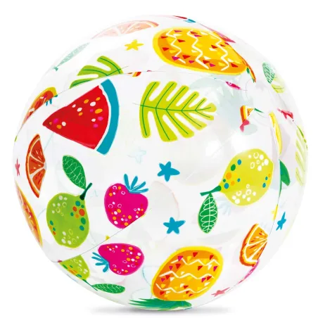 Pelota de playa hinchable frutas 51 cm INTEX 59040, perfecta para divertirse en la playa