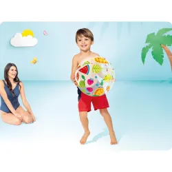 Pelota de playa hinchable de 51 cm, perfecta para juegos en el jardín o en la playa