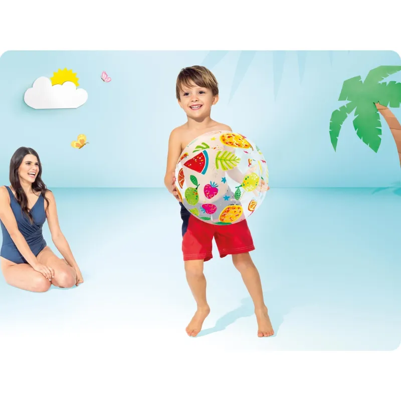 Pelota de playa hinchable de 51 cm, perfecta para juegos en el jardín o en la playa