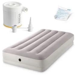 Colchón hinchable 191x99x30 cm con bomba eléctrica INTEX 64177