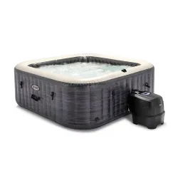 SPA hinchable con hidromasaje, diseño elegante y fácil manejo, perfecto para relajarse